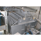 Roll dehairing machine with fully automatic through-feed scalding tank Stohrer 82.12